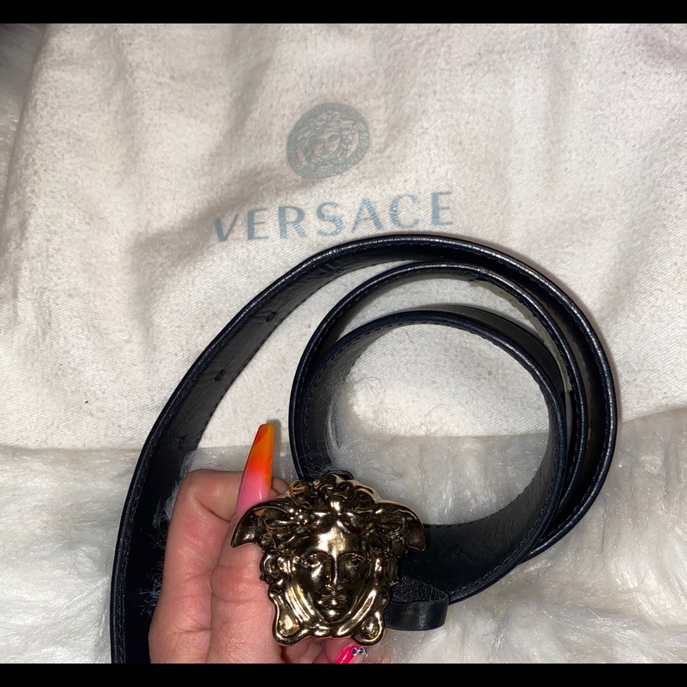 Authentic Versace Medusa belt